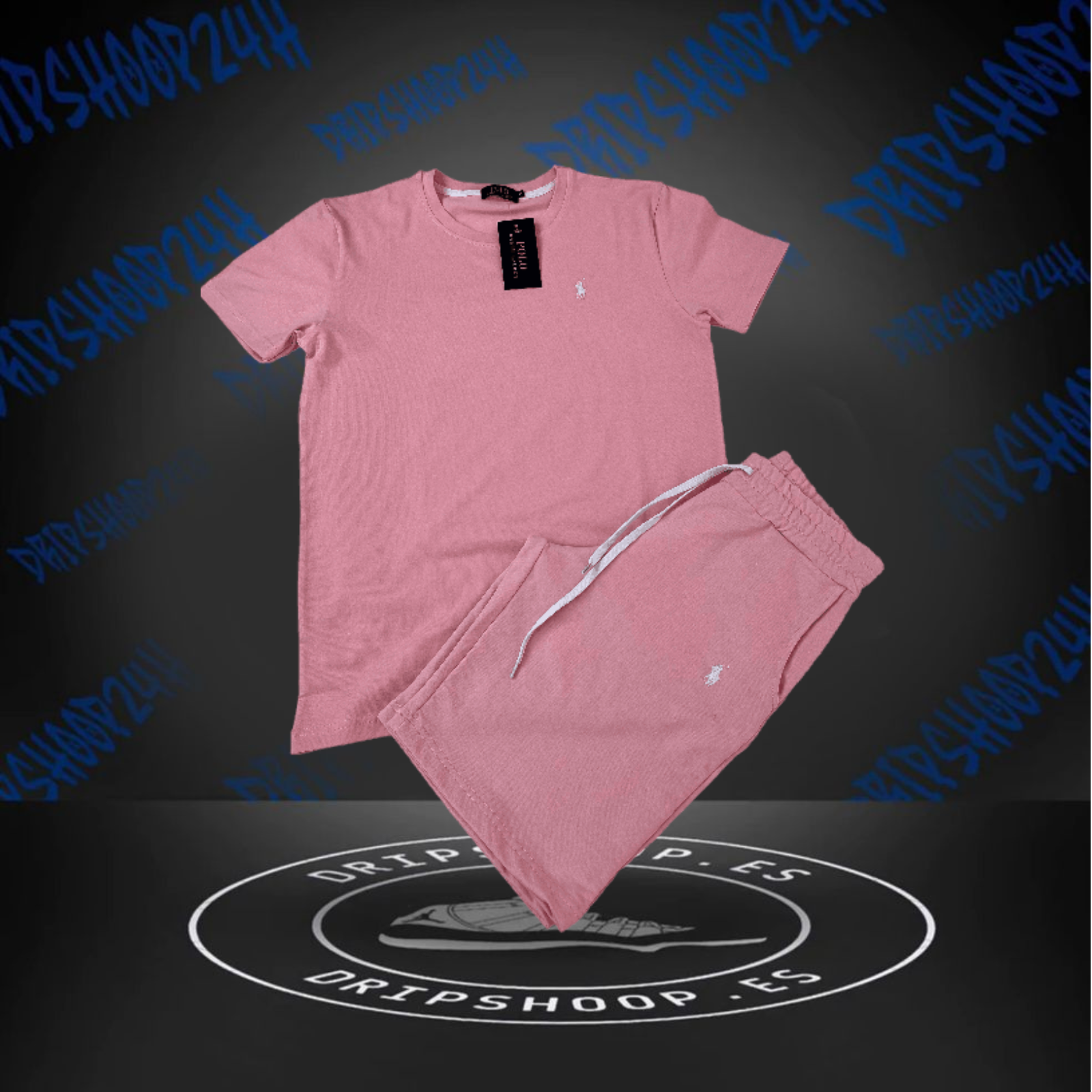 Conjunto Lacoste Rosa